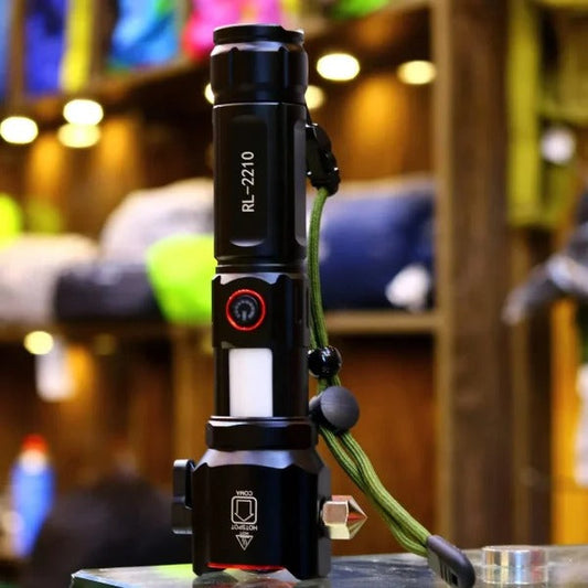 Multifunctional 8 in 1 Portable Ultra Bright Torch (Imported)