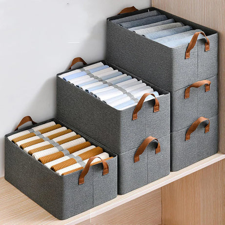 Multifunctional Foldable Rode clothes Organizer ( Pack of 4 )